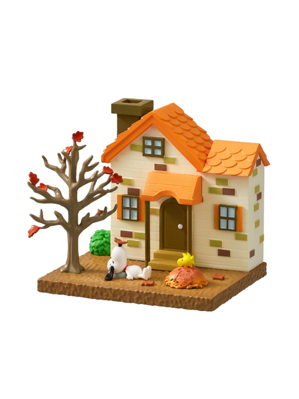 SNOOPY Sweet Little Home Miniature House Figure Set (6pcs Box)