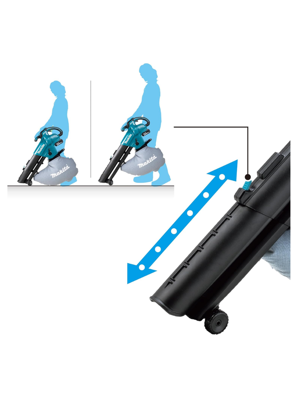 Makita MUB187DSF 18V Cordless Leaf Blower Vacuum 2-in-1