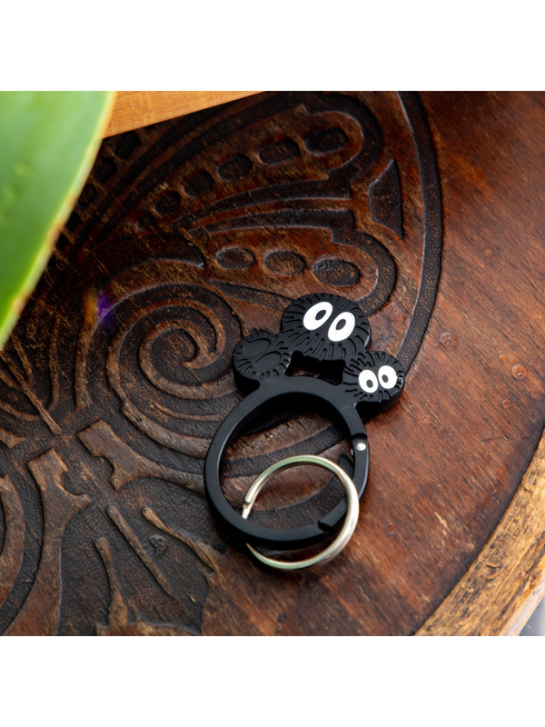 My Neighbor Totoro Black Soot Sprite Face Carabiner