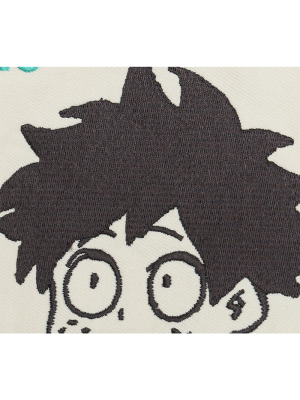 My Hero Academia Deku Embroidered Denim Pouch
