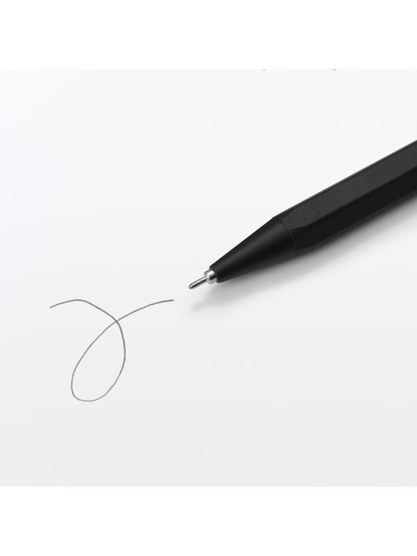 MUJI Aluminum Hexagon Ballpoint Pen 0.7mm Needle Tip