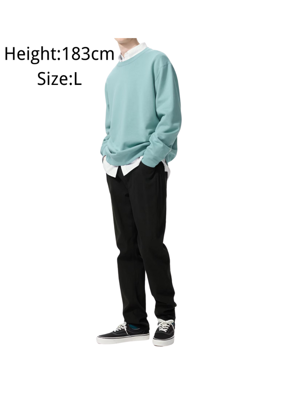 UNIQLO EZY Slim Fit Tapered Jeans Long Length Stretch Casual Pants