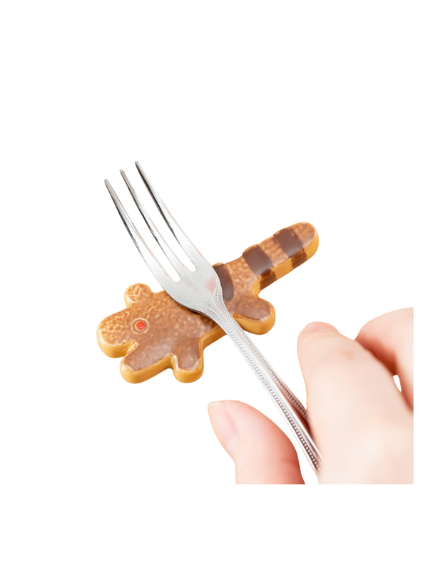 Panda Kopanda Tiger Cookie Chopstick Rest Ceramic Tableware