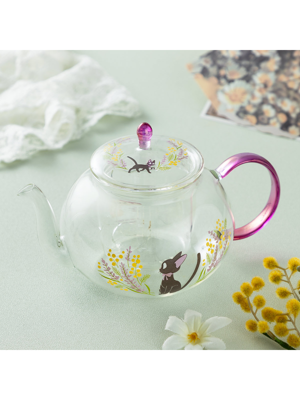 Kiki's Delivery Service Flower Bouquet Glass Teapot 580ml