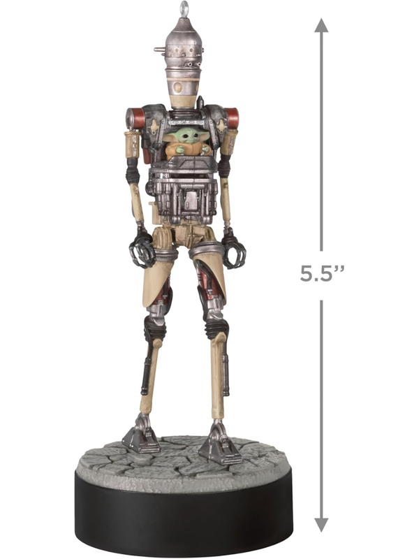 Hallmark Keepsake 2025 Star Wars The Mandalorian Grogu Operating IG-12