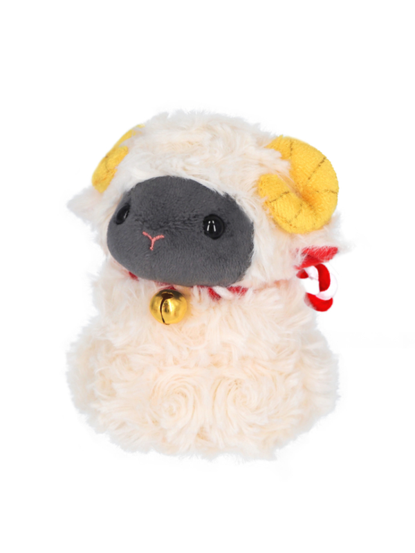 2027 Black Sheep Zodiac Plush Toy Hitsuji Mocchi 9.5 cm