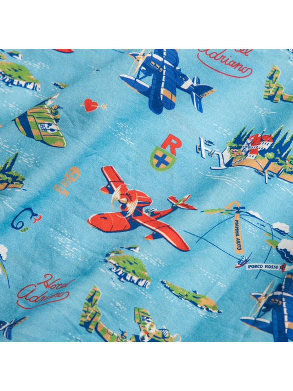 Porco Rosso Hawaiian Bandana Flying Boats Sky & Sea