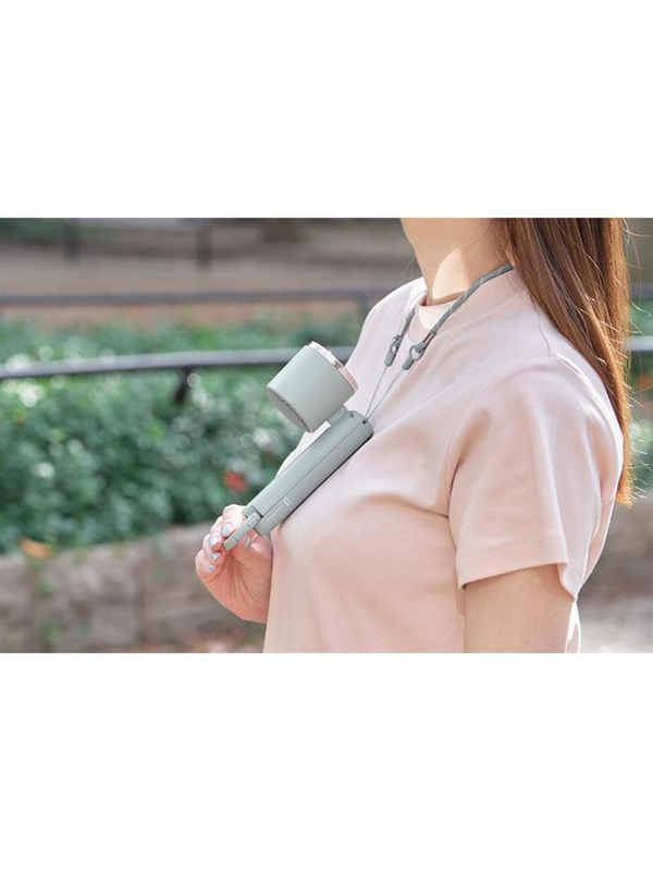 Peltier Cooling Handheld Fan with Cooling Plate Carabiner