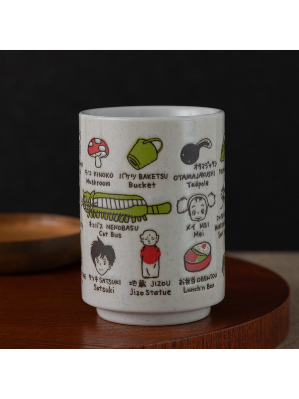 My Neighbor Totoro Yunomi Tea Cup “Narabe” Large Japanese Ceramic Cup