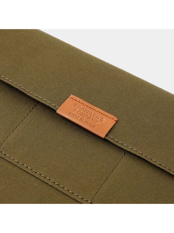 TRAVELER'S notebook Regular Size Cotton Zipper Case – Olive