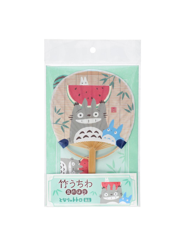 My Neighbor Totoro Mini Bamboo Fan Set Watermelon Design