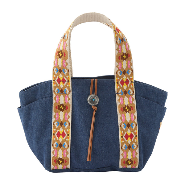 Pokemon Run Run Desert Denim Tote Bag