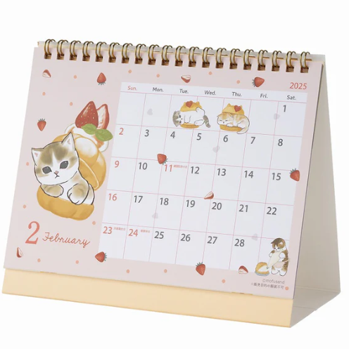 mofusand 2025 Desktop Calendar