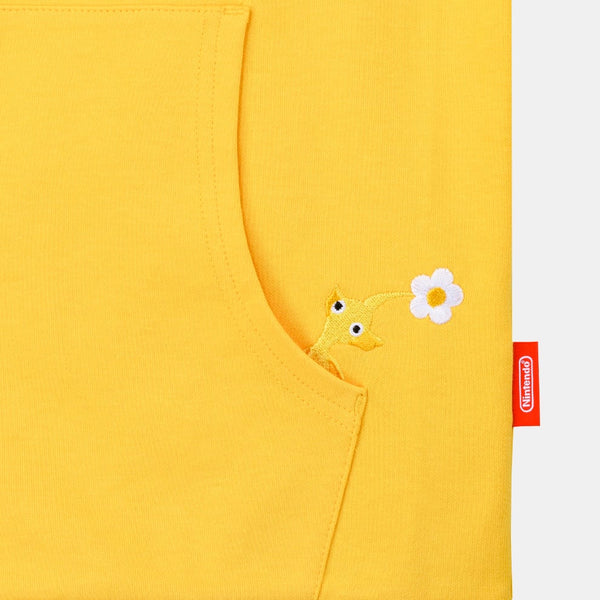Pikmin Yellow Hoodie Cotton Blend Pullover Casual Sweatshirt Unisex