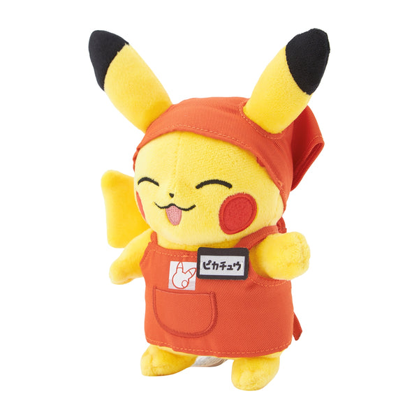 Pokemon Pikapika Mart Staff Outfit Plush Pikachu