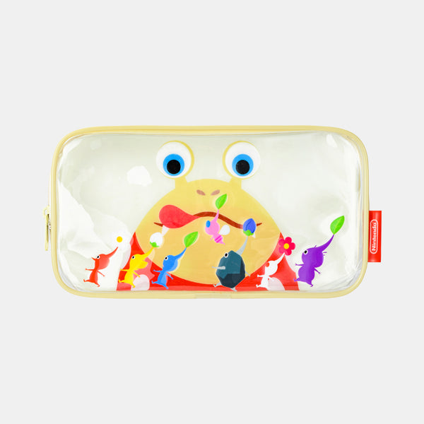 Nintendo PIKMIN Clear Zipper Pouch PVC Cosmetic & Stationery Storage Bag