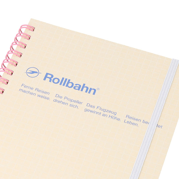 Rollbahn Pocket Memo L Size "Schola" Grid Notebook