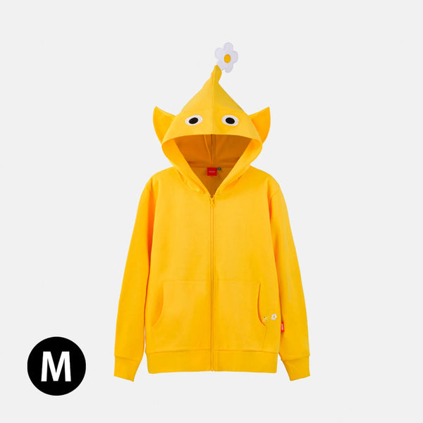 Pikmin Yellow Hoodie Cotton Blend Pullover Casual Sweatshirt Unisex