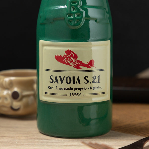 Porco Rosso Sake Set Tokkuri Bottle & Ochoko Cup Studio Ghibli Gift