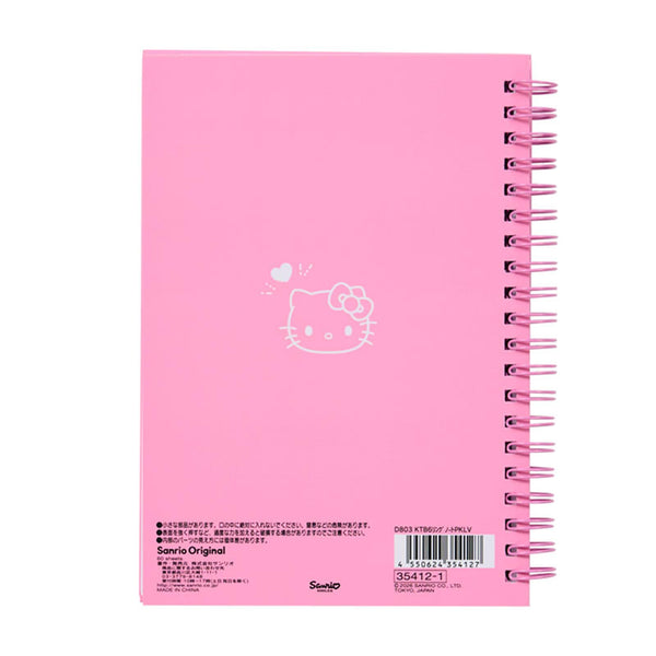 Sanrio I Love Hello Kitty B6 Ring Notebook – Pink
