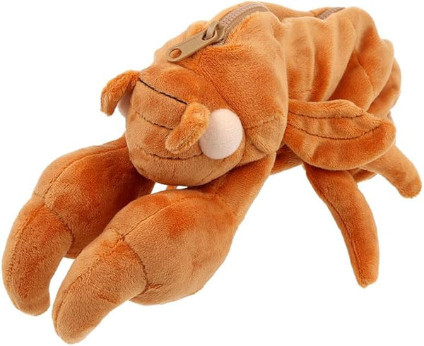 Sun-Star Stationery Cicada Shell Pencil Case Stand Up Novelty Pen Pouch