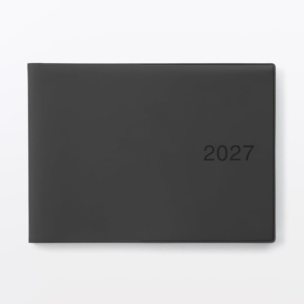 MUJI B5 Half-Size Monthly & Weekly Planner – Horizontal Layout Monday Star  December 2026 Start