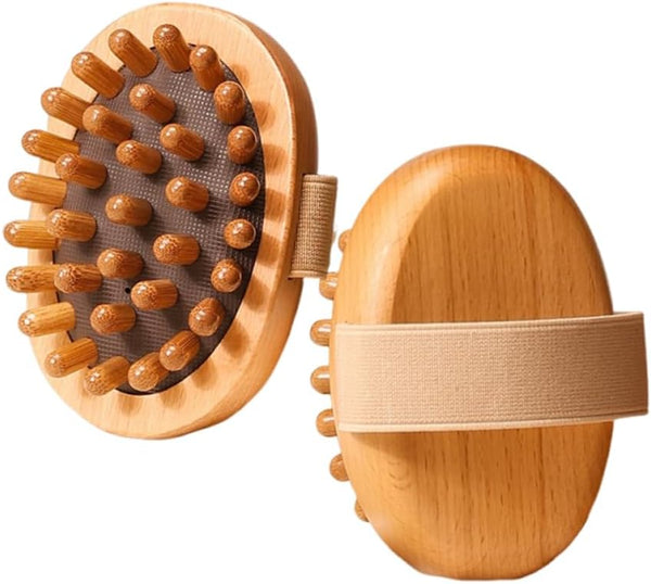 TTETNLY Beech Wood Scalp Massage Brush