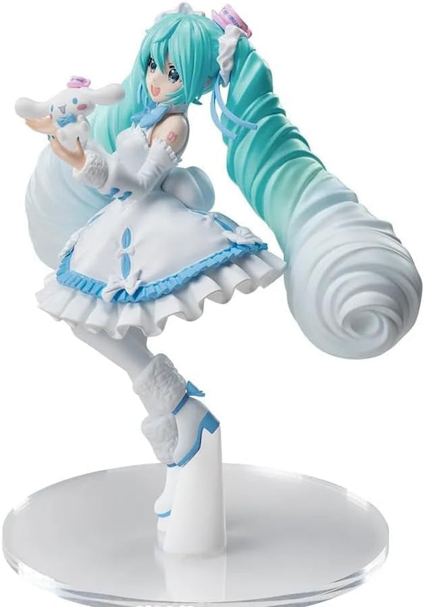 SEGA Luminasta Hatsune Miku x Cinnamoroll White Dress Ver Figure