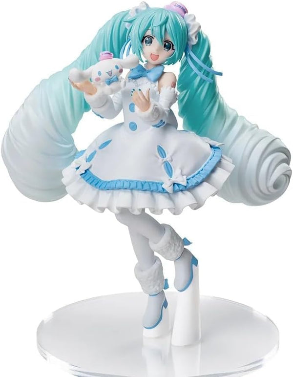 SEGA Luminasta Hatsune Miku x Cinnamoroll White Dress Ver Figure
