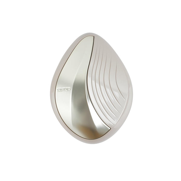 KINUJO Silky Jewel Brush Portable Hairbrush with Mirror Cover – Pearl Mocha (JBK01-MC)