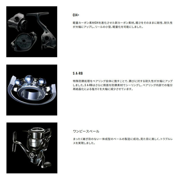 SHIMANO 24 BBX Technium FB C3000DXG SL (left-handed) 047793 Spinning Reel