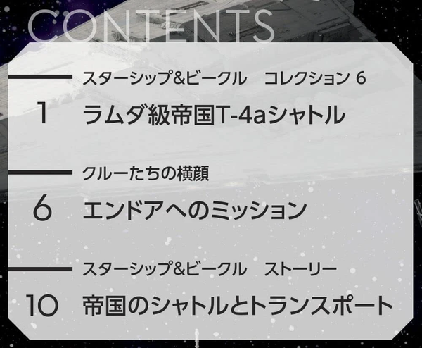 Star Wars Starship & Vehicle Collection Issue 6 Japanese