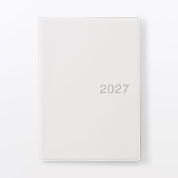 MUJI Monthly & Weekly Planner 2027 – A5 Monday Start  December 2026–January 2028