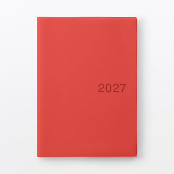 MUJI Monthly & Weekly Planner 2027 – A5 Monday Start  December 2026–January 2028