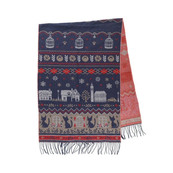 Studio Ghibli Kiki’s Delivery Service Buttoned Shawl Koriko Town