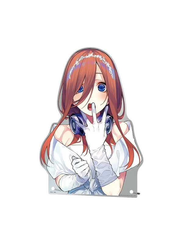 Ichiban Kuji The Quintessential Quintuplets Bust-Up Acrylic Board C Prize Miku Nakano