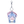 Load image into Gallery viewer, Disney Perry Winter Sparkle Plush Keychain
