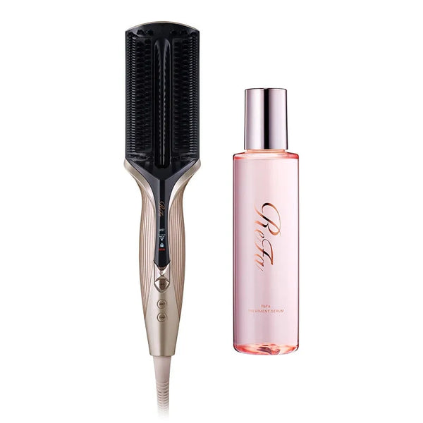 ReFa Treatment Iron Set Hair Straightener with Serum 150ml