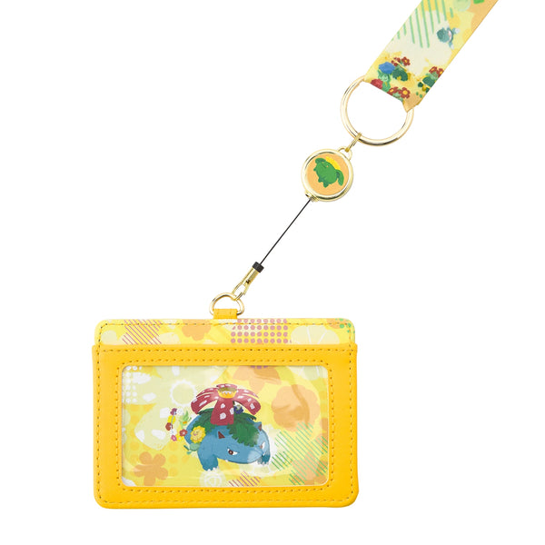Pokemon ID Card Holder with Lanyard – Floral Design Collection