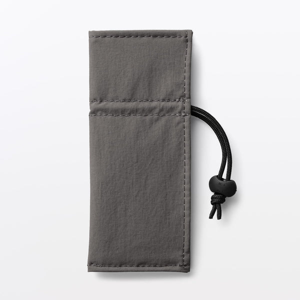 MUJI Nylon Cutlery Pouch – Gray or Beige