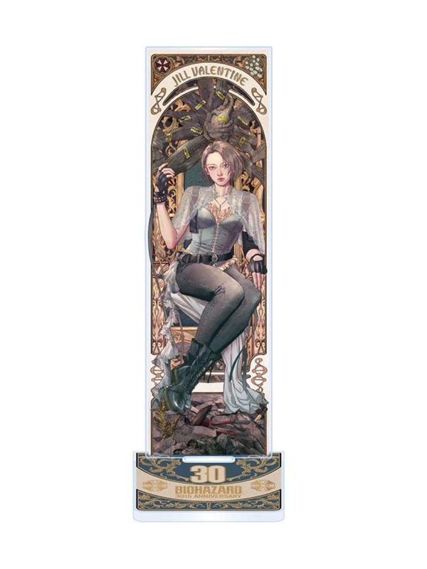 Resident Evil 30th Anniversary Jill Valentine Acrylic Stand Figure