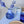 Load image into Gallery viewer, Generous Small Glass Vase Blue
