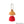 Load image into Gallery viewer, Little My Strawberry Plush Mascot – Moomin Characters™ Mini Stuffed Toy
