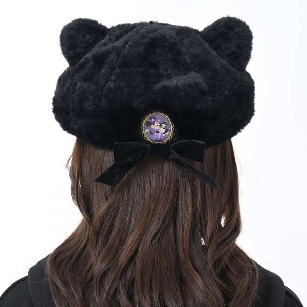 Disney Minnie Mouse & Figaro Beret Hat with Cat Ears