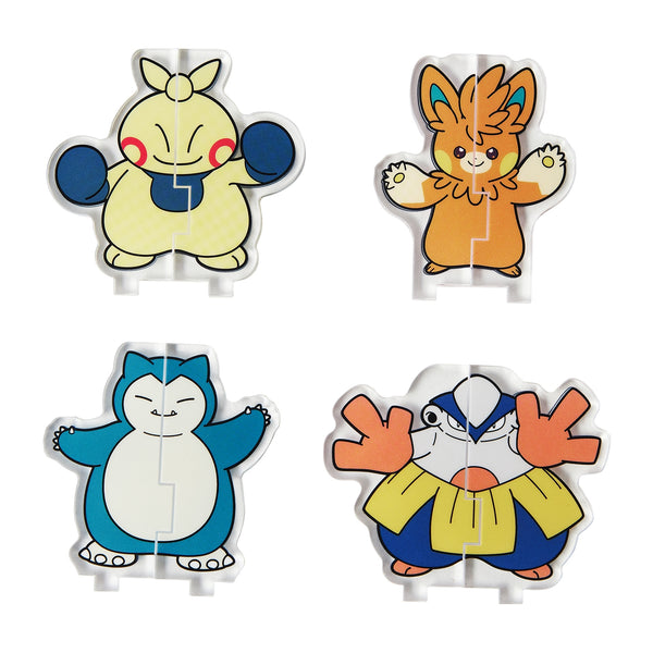 Pokemon Acrylic Tap Battle Game – Assembly Fighting Toy Set