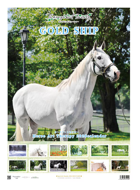 Gold Ship 2026 Wall Calendar A2