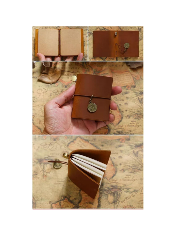 Genuine Leather Traveler’s Notebook Passport Size