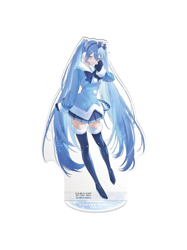 Ichiban Kuji Snow Miku 2012 Big Acrylic Stand D Prize