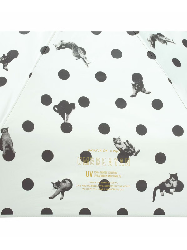 Masayuki Oki x Wpc. Cat Polka Dot Mini Folding Sun Umbrella