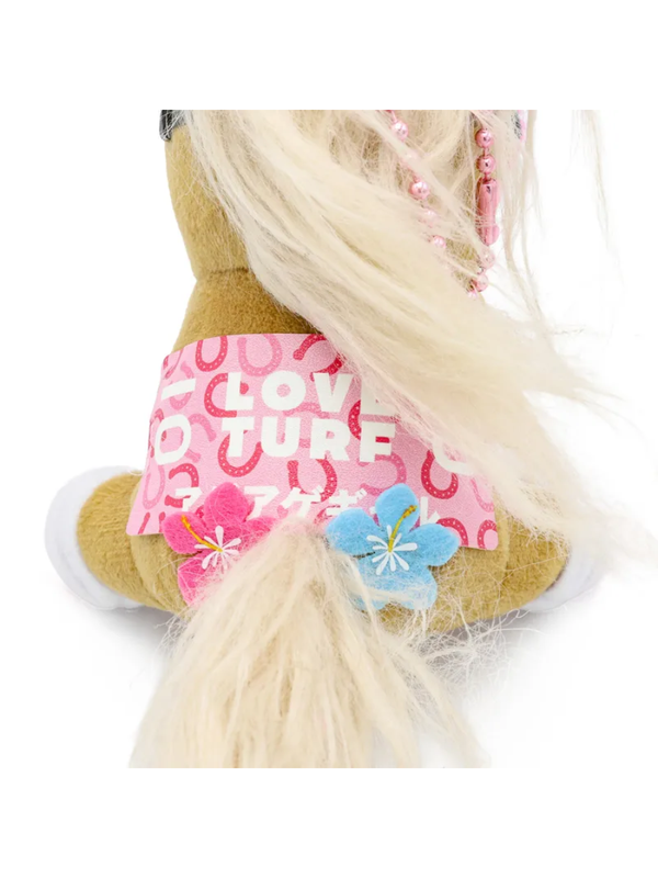 Idol Horse Friends Agera Gyaru S Size Plush Mascot with a ball chain